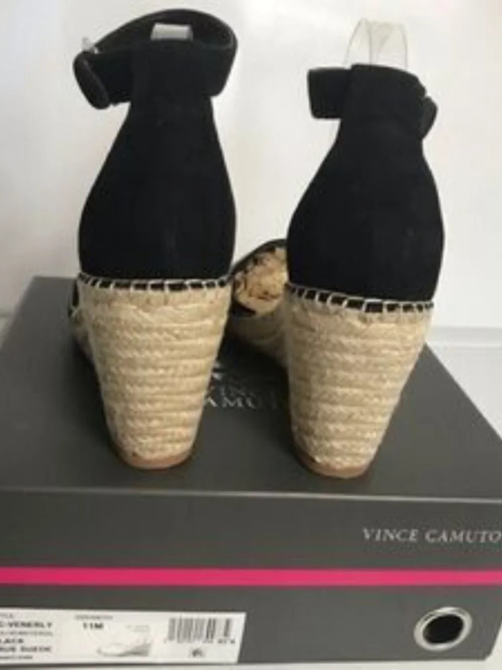 Vince Camuto Venerly Leather Espadrille Wedges